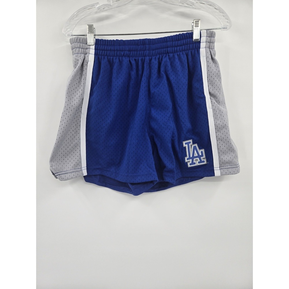 Los Angeles Dodgers Jump Shorts Womens M Mitchell & Ness Royal Blue Mesh Pockets